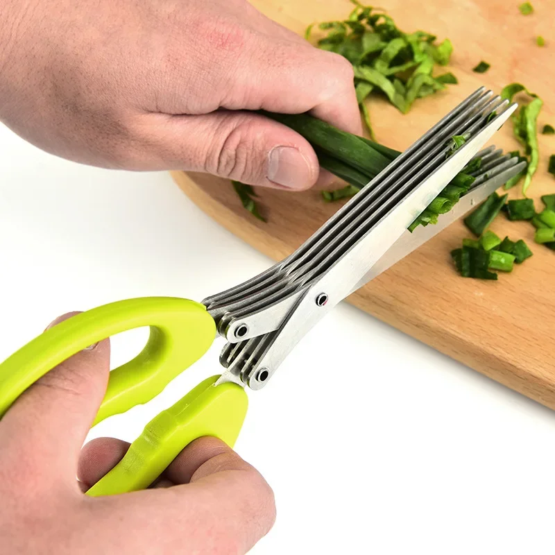 Kitchen Gadgets Latest - Muti-Layers Kitchen Scissors Stainless Steel Vegetable