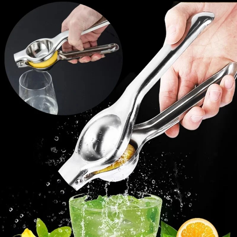 Kitchen Gadgets Juicer - Lemon Squeezer Stainless Steel Manual Juicer
