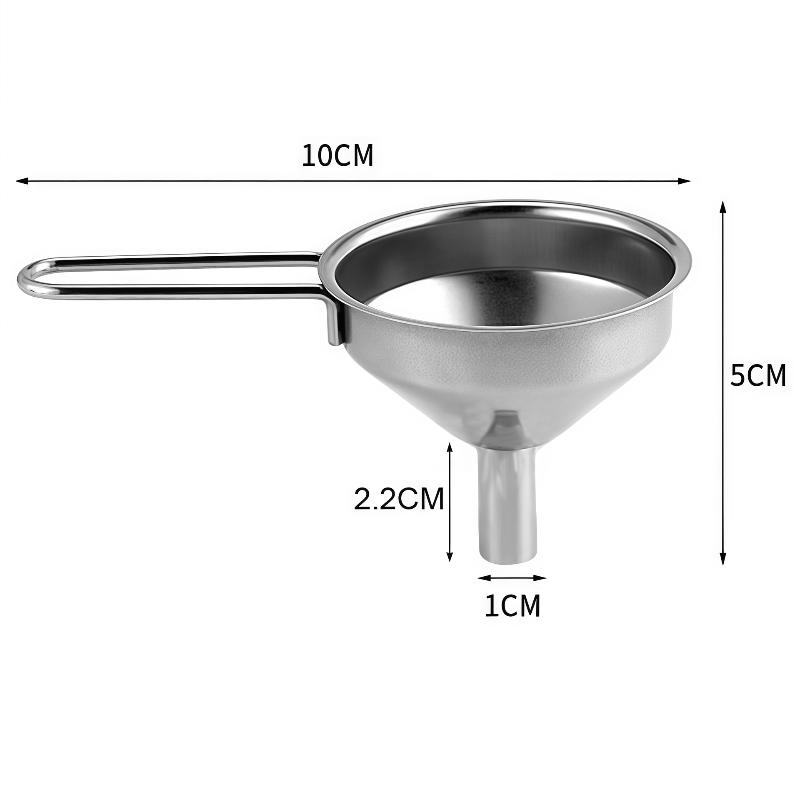 Kitchen Gadgets For Small Kitchens - Stainless Steel Funnel With Handle Small