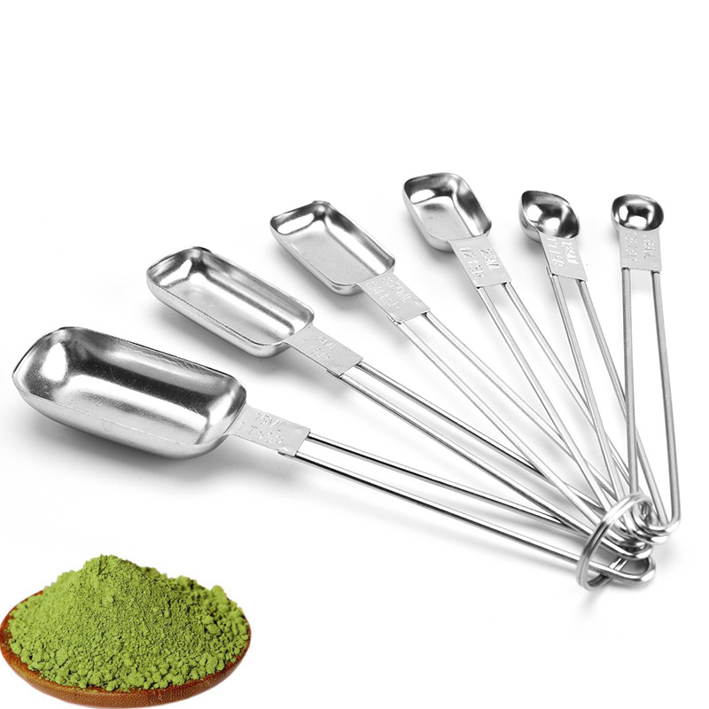 Kitchen Gadgets For Small Kitchens - 50Set Small Square Head Measuring Spoon