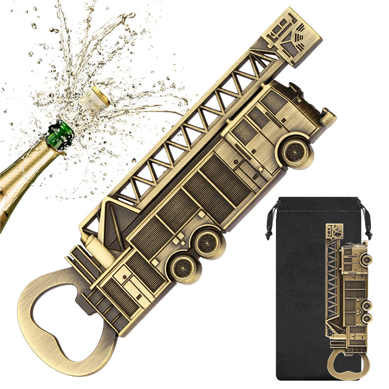 Kitchen Gadgets Club - Creative Fire Truck Design Metal Beer