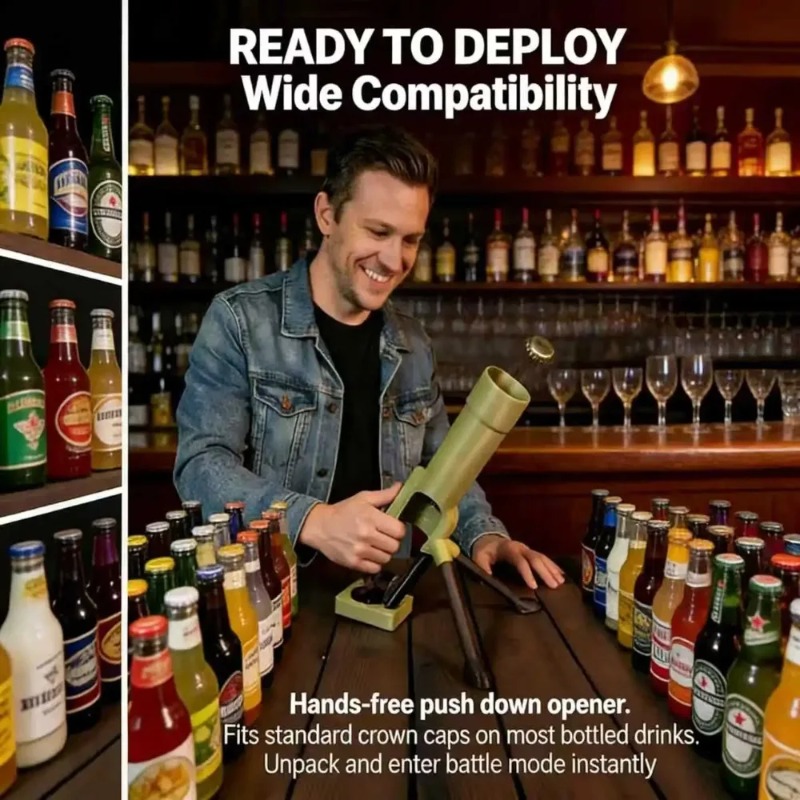 Kitchen Gadgets Latest - Spring Launch Bottle Cap Shooter Opener,