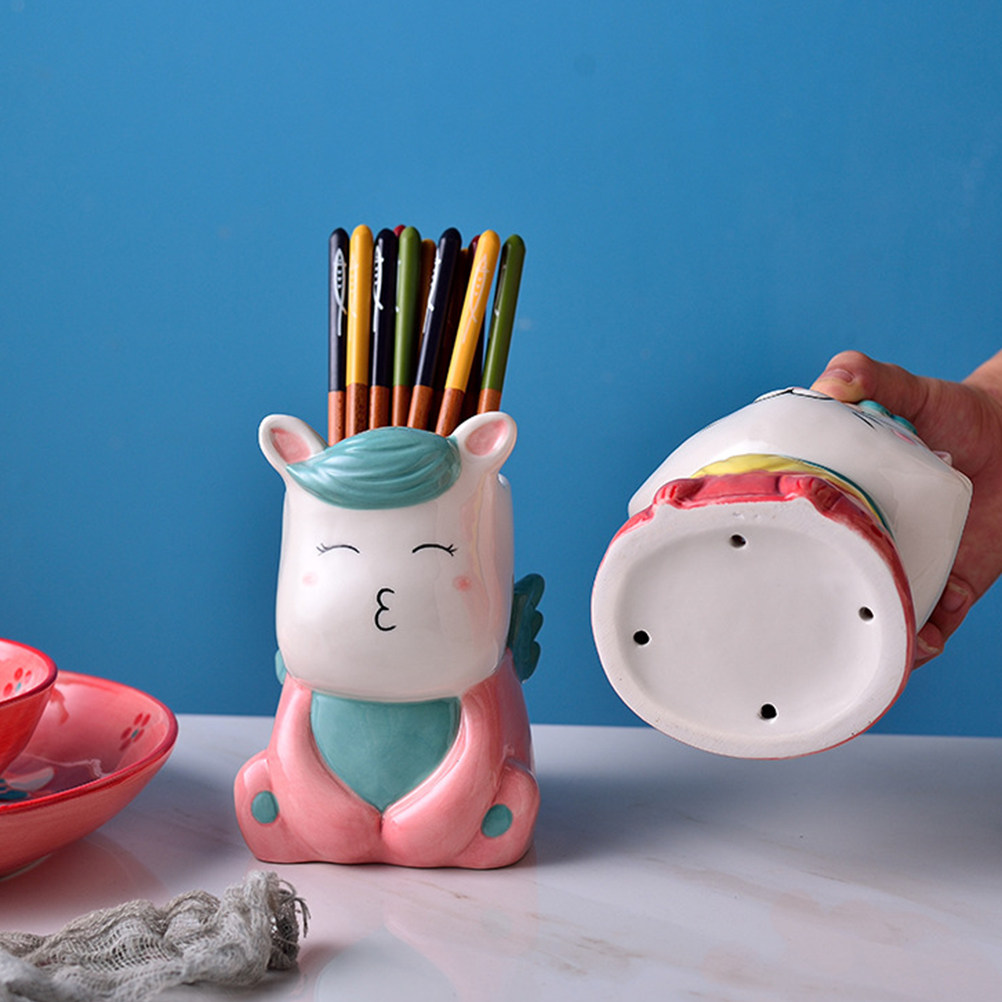 Kitchen Gadgets Store - Ceramics Chopstick Organizer with Cat Design