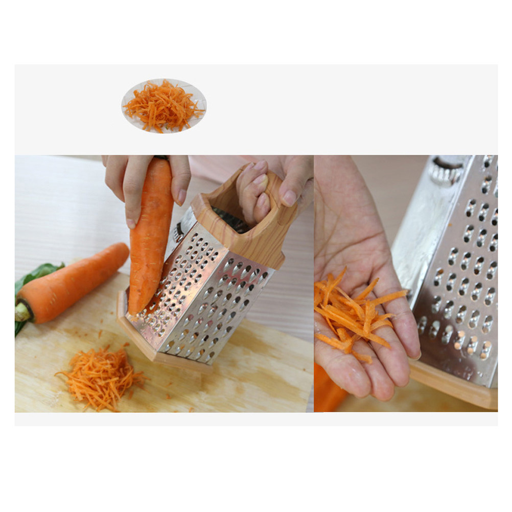 Kitchen Gadgets Save Time - Stainless Steel 8 Inch Six-Sided Planing