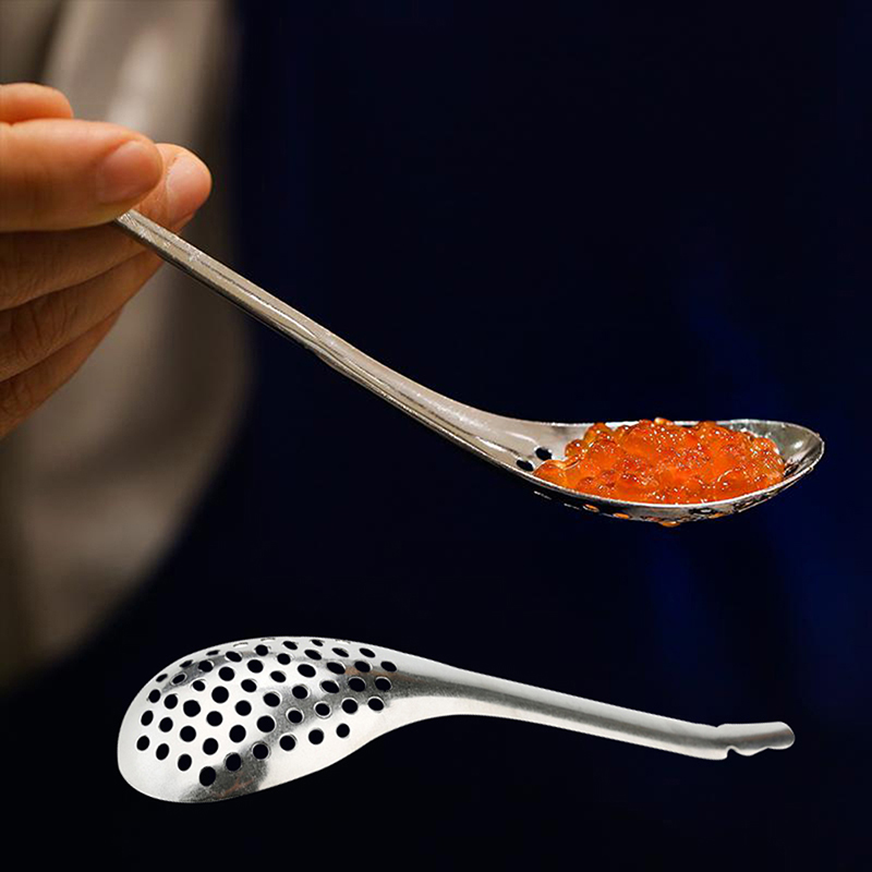 56 Holes Caviar Spoon Useful K - Kitchen Gadgets That Are Useful ulasan dan harga