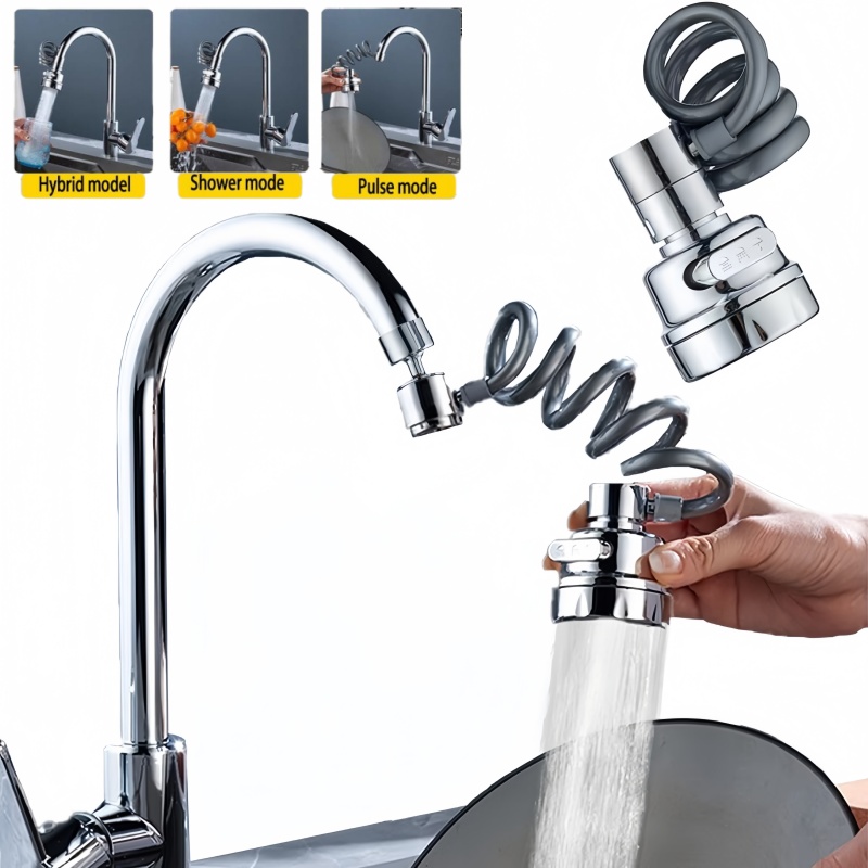 New 3 Modes Sink Faucet Extens - Kitchen Gadgets For Seniors ulasan dan harga