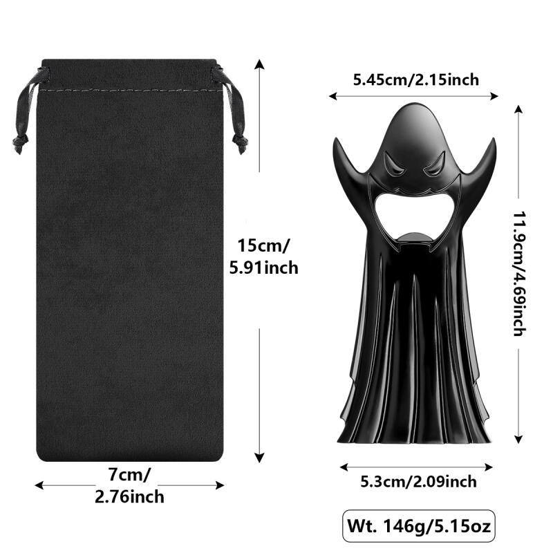 Dark Black Ghost Shape Metal B - Kitchen Gadgets Club ulasan dan harga