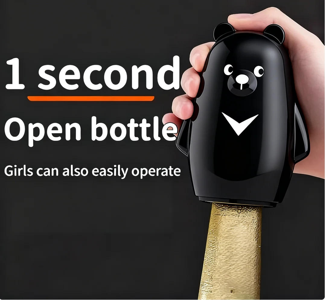 Cute Black & White Bear Bottle - Kitchen Gadgets To Gift ulasan dan harga