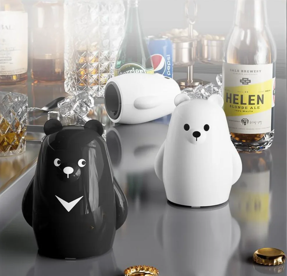 Cute Black & White Bear Bottle - Kitchen Gadgets To Gift ulasan dan harga