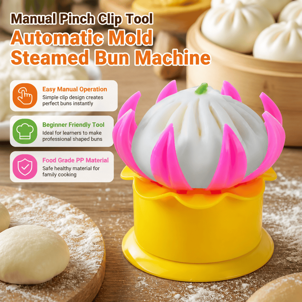 Steamed Bun Mold Manual Maker  - Kitchen Gadgets Save Time ulasan dan harga