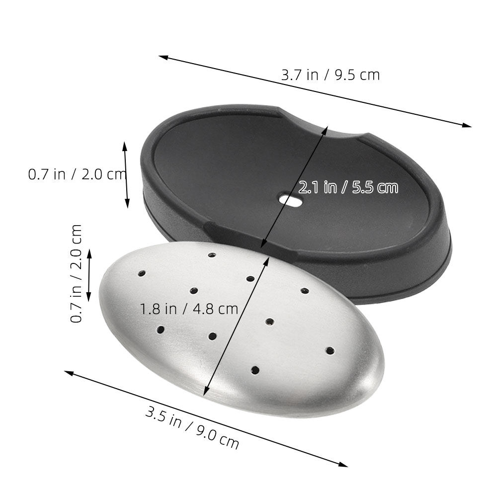 2Pcs Stainless Steel Soap Bar  - Kitchen Gadgets That Are Useful ulasan dan harga