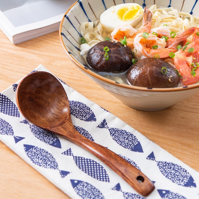 Wooden Soup Spoon Long Handle  - Kitchen Gadgets For Seniors ulasan dan harga
